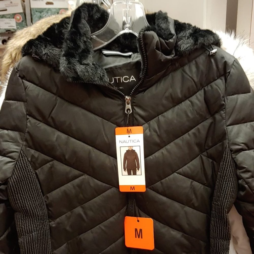 Nautica Women's Puffer Jacket - Black - Picture 4 of 8